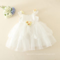 Vêtements pour enfants belle robe de princesse blanche vêtements pour bébé fille bonne qualité robe de vêtements pour petite fille